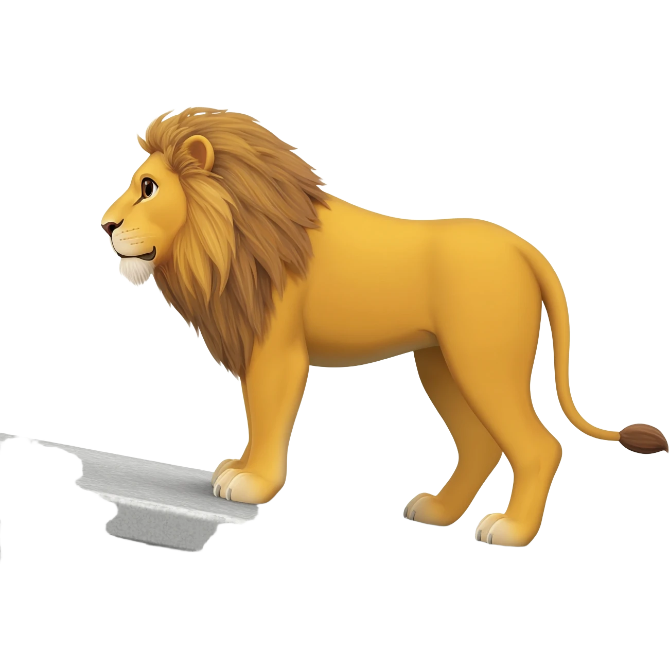 Lion ramped emoji