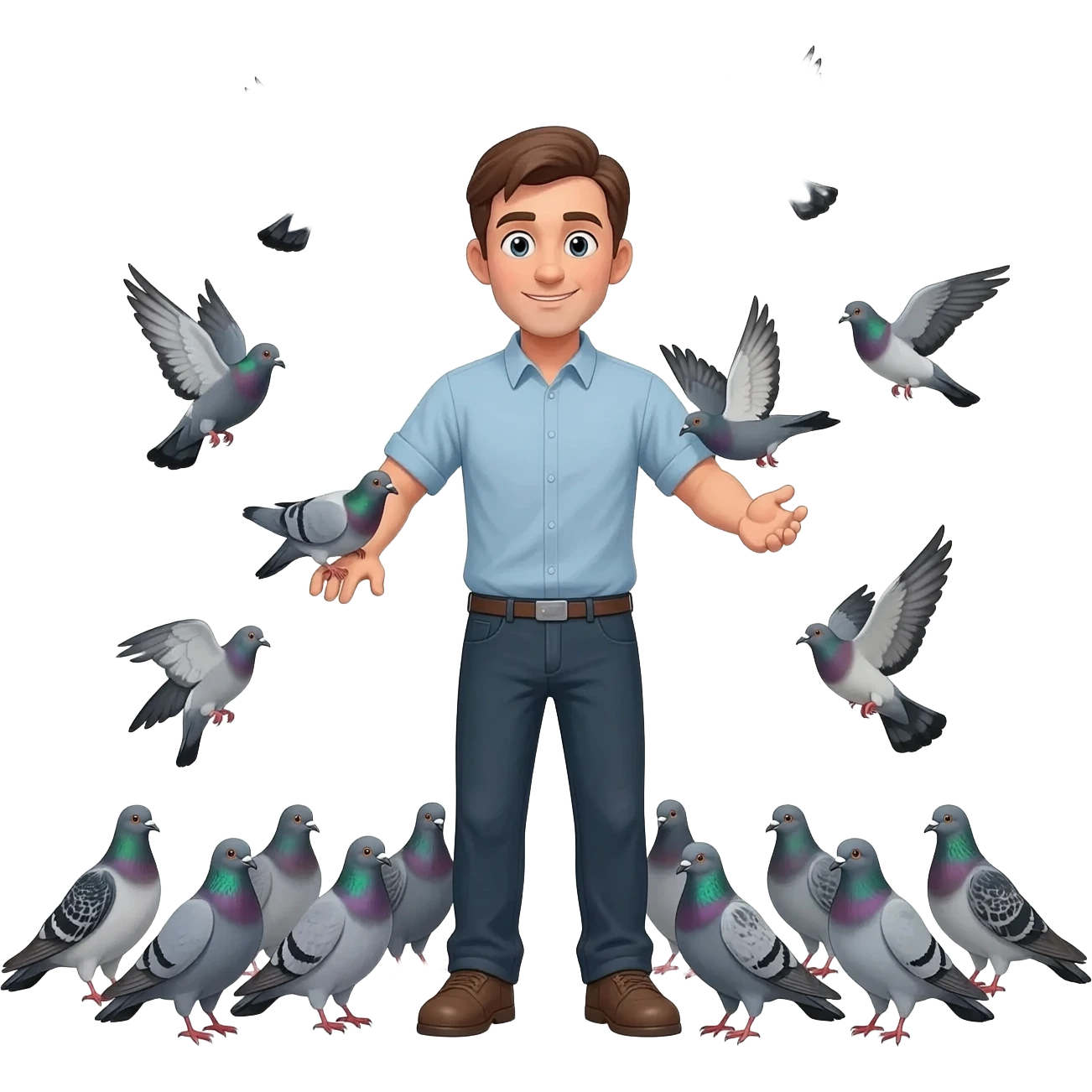 a nearly impossible, chaotic task that requires immense effort, similar to trying to control independent-minded, unpredictable, or unruly individuals emoji