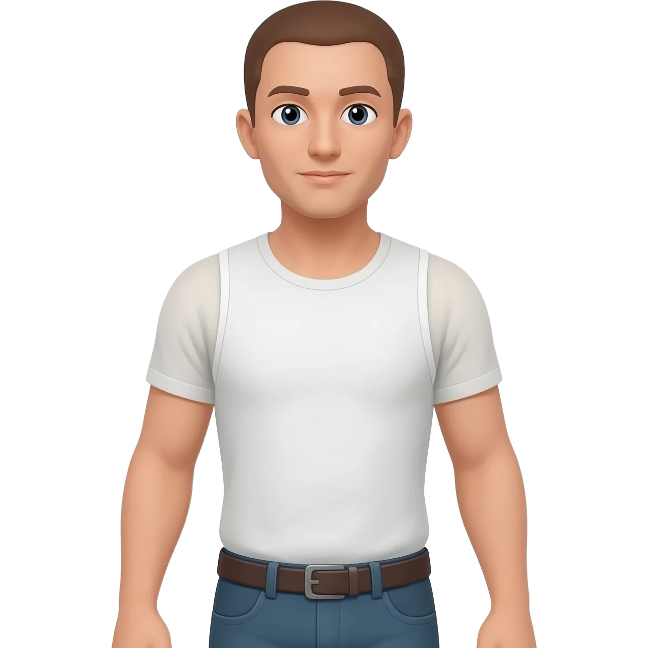 Cuerpo completo humano, estilo anatómico emoji