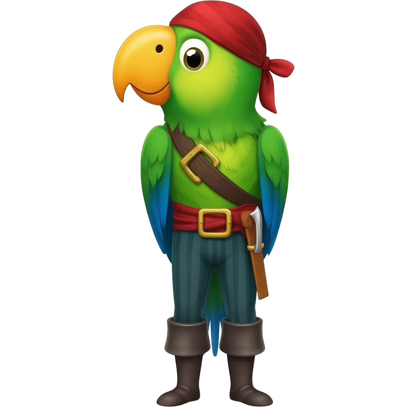 pirate and parrot emoji