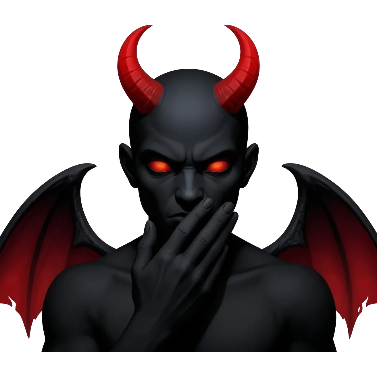 😈🤫 emoji