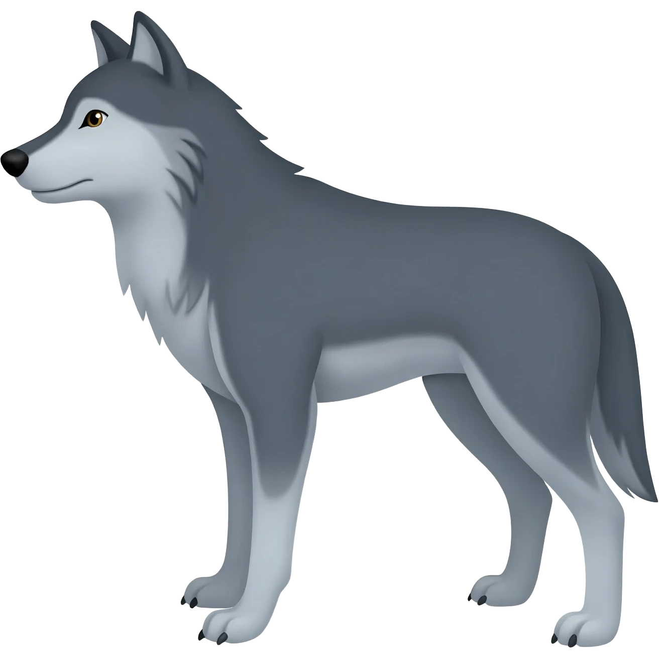 Wolf emoji
