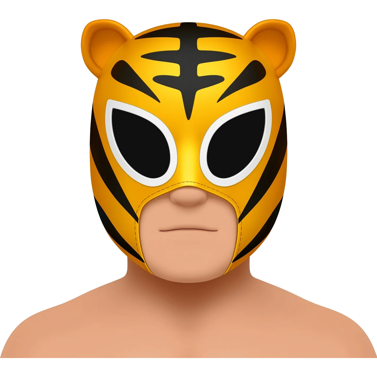 タイガーマスクをかぶったプロレスラー emoji