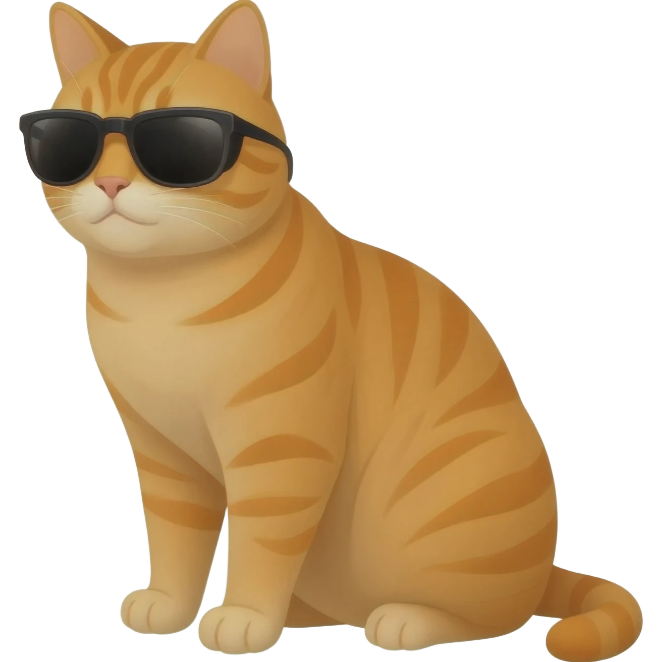 Cat wearing sunglasses emoji