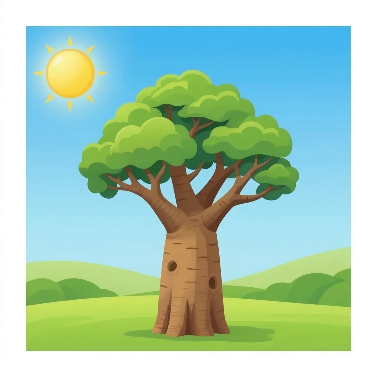 Le baobab emoji