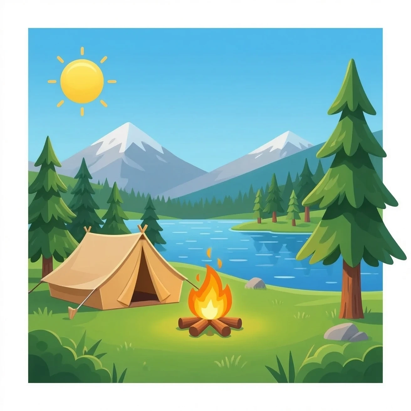 camp emoji