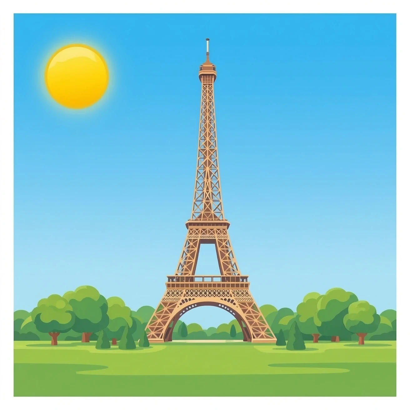 Eiffel tower emoji