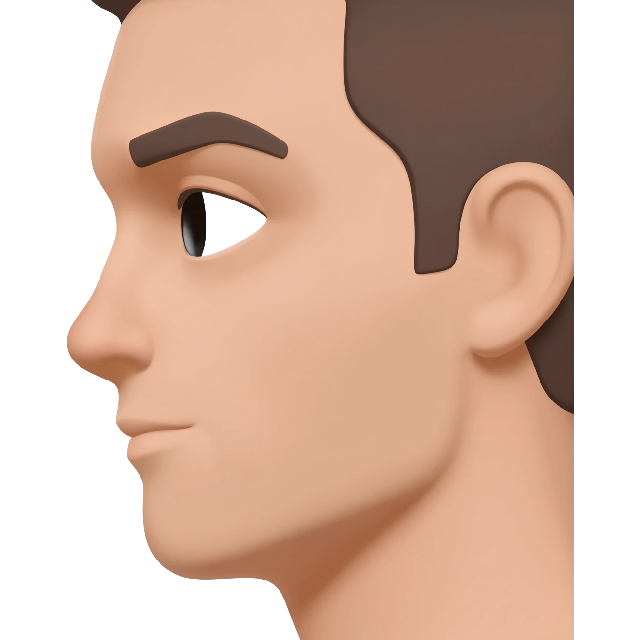 Half face emoji