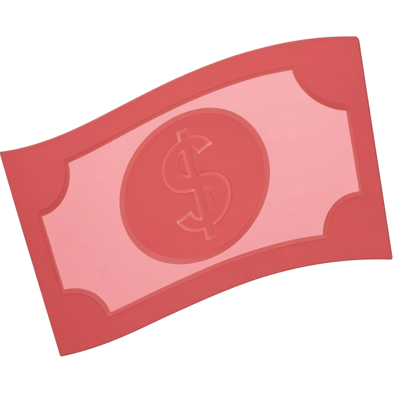 red dollar emoji