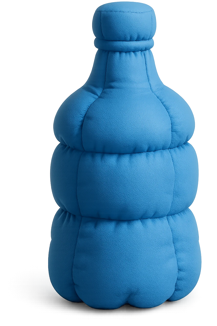 Blue bottle emoji