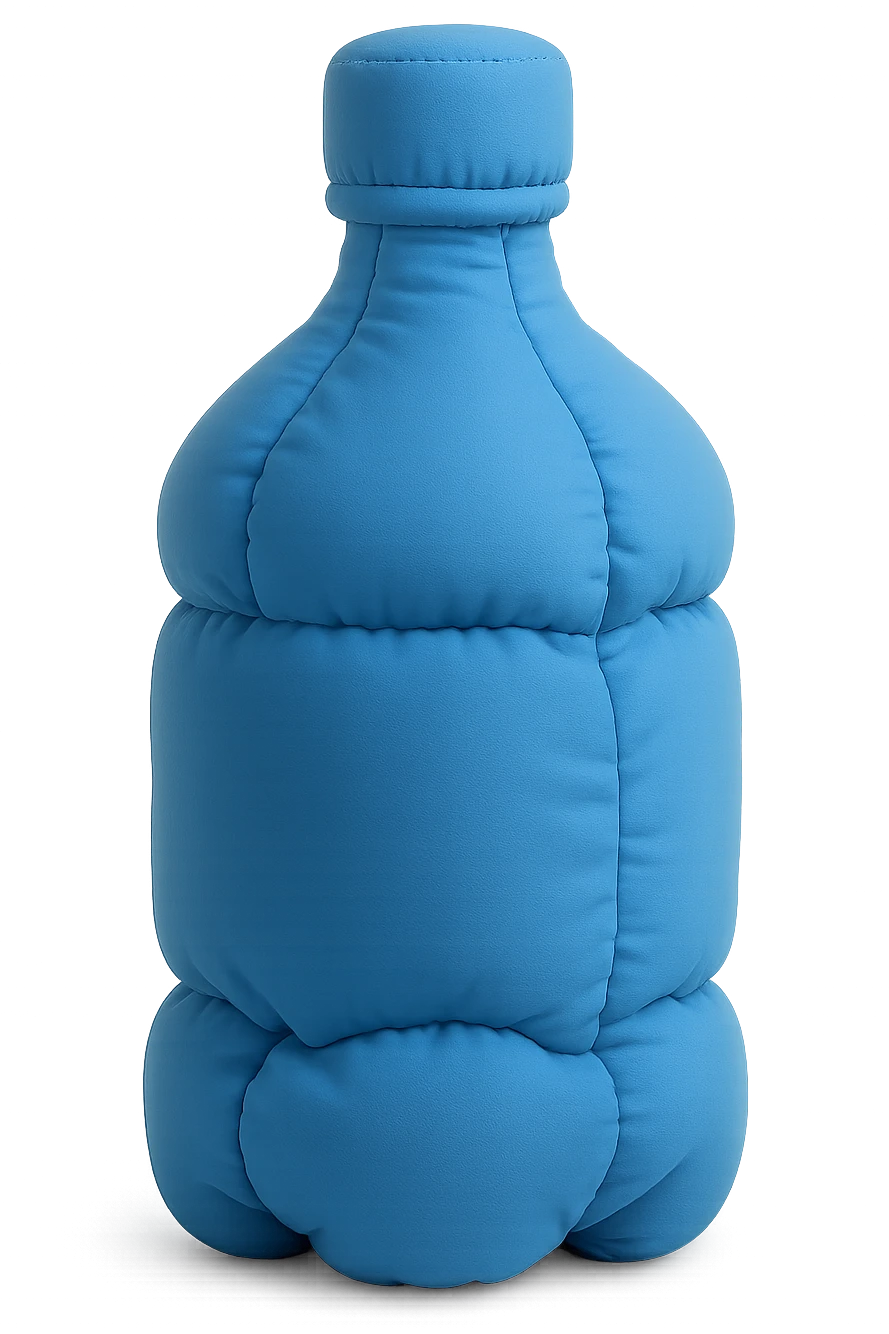 Blue bottle emoji