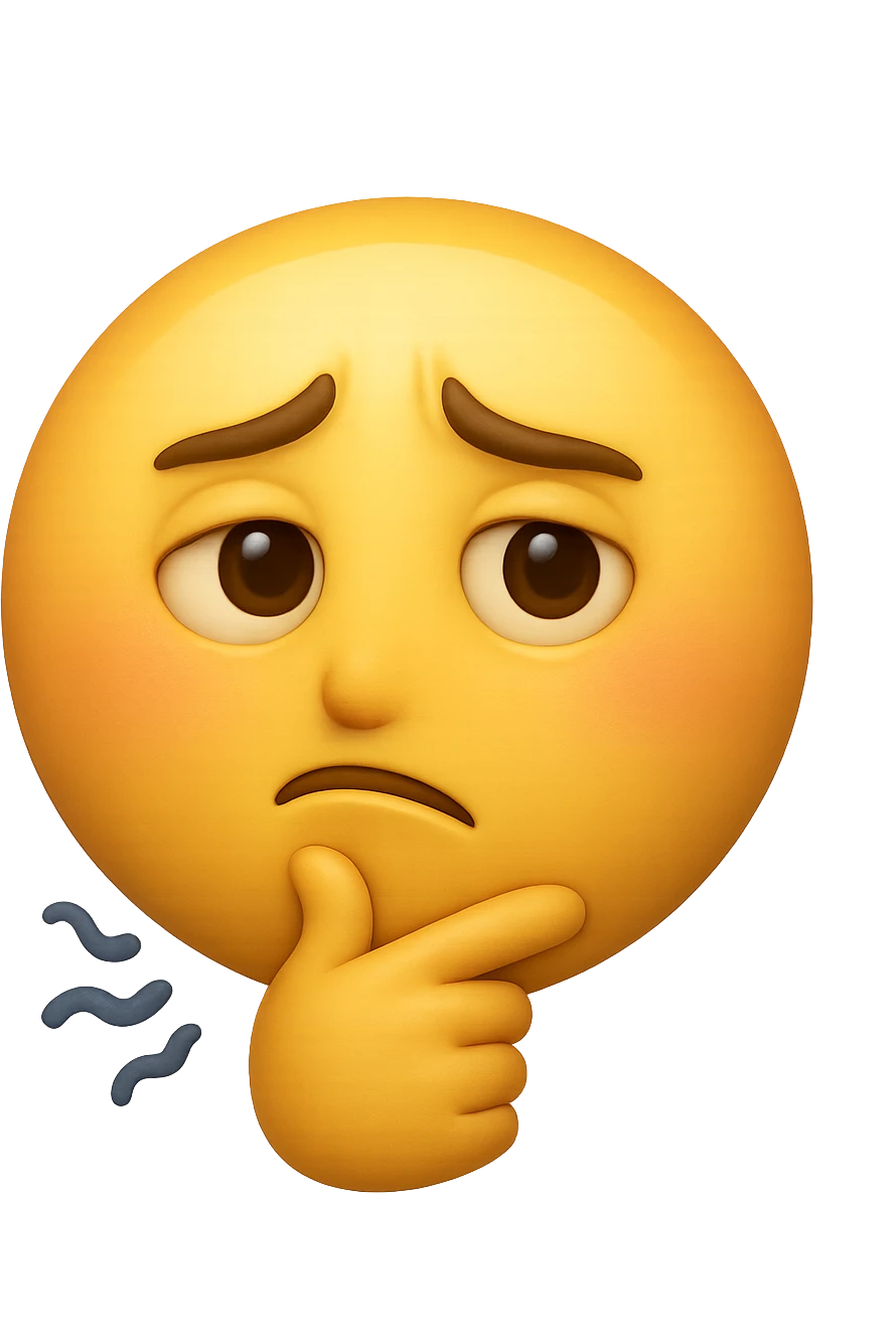 emoji stile iphone che riguarda l'argomento "stipsi/andrò al bagno oggi?", iperrealistico 4k emoji