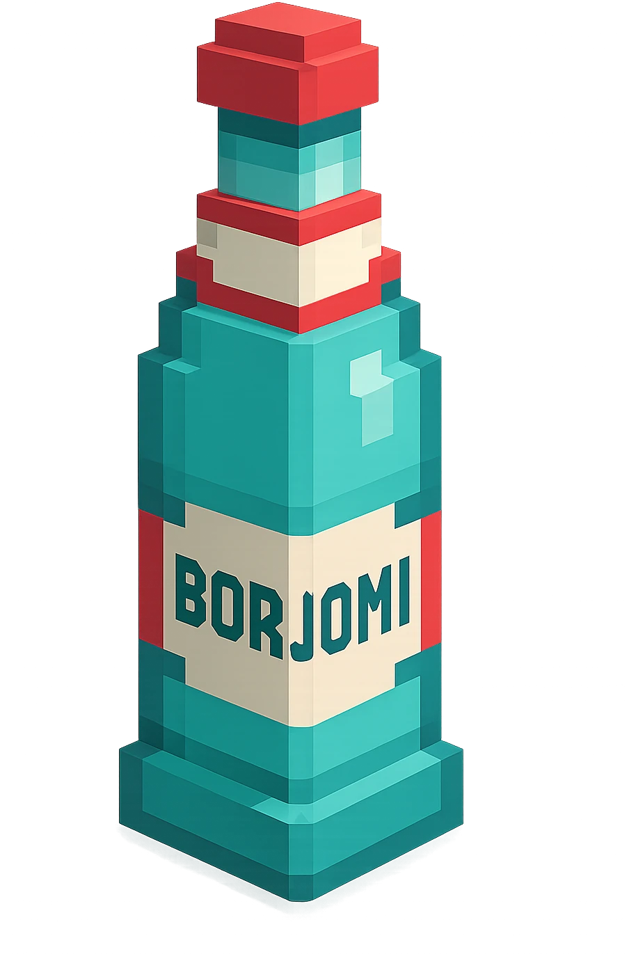бутылка borjomi, no background emoji