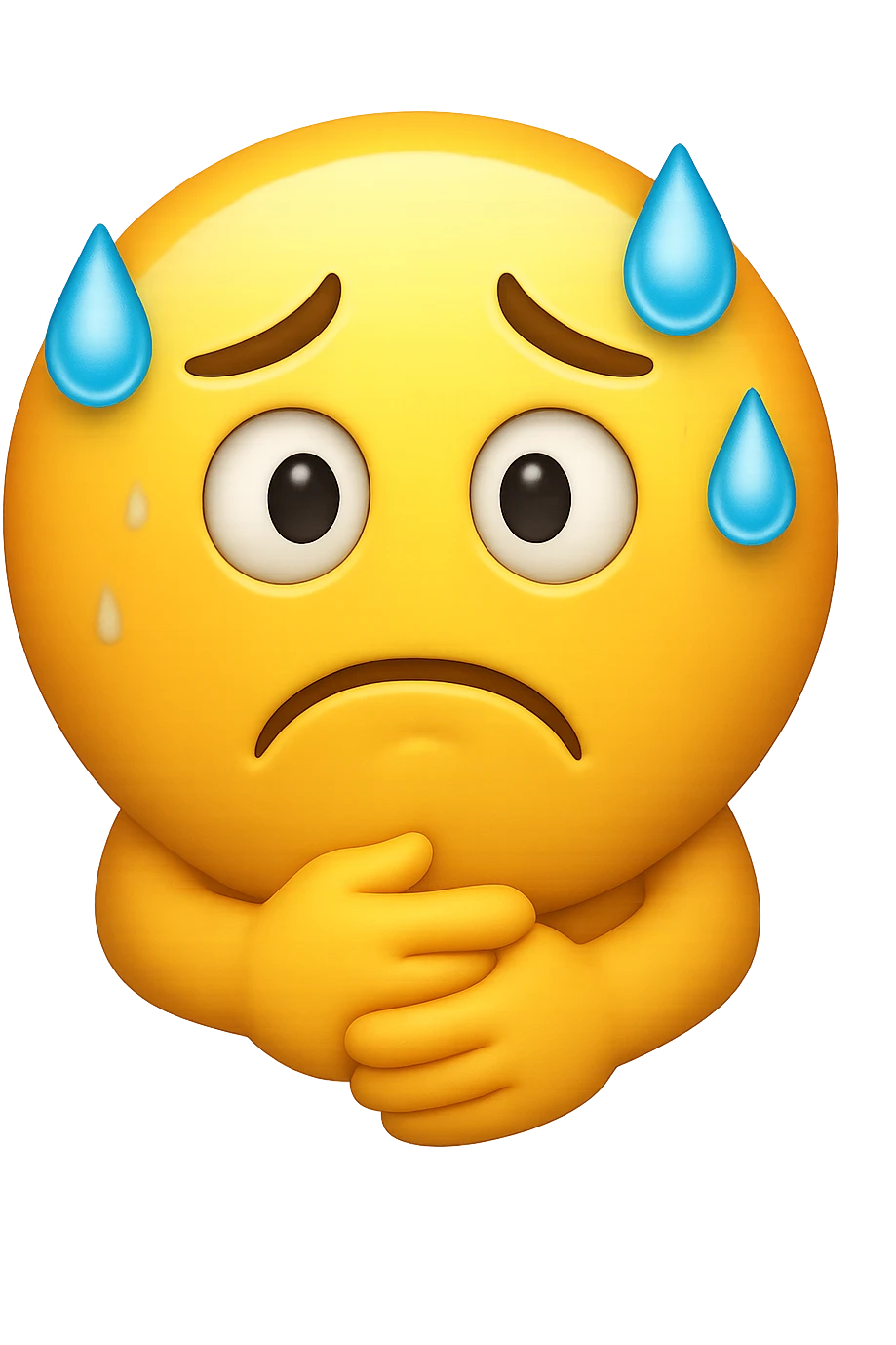 emoji stile iphone che riguarda l'argomento "stipsi/andrò al bagno oggi?", iperrealistico 4k emoji
