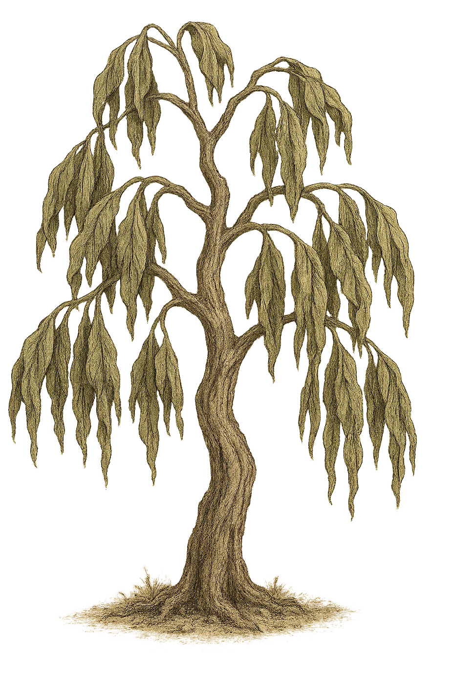 ALBERO APPASSITO AMMOSCIATO emoji