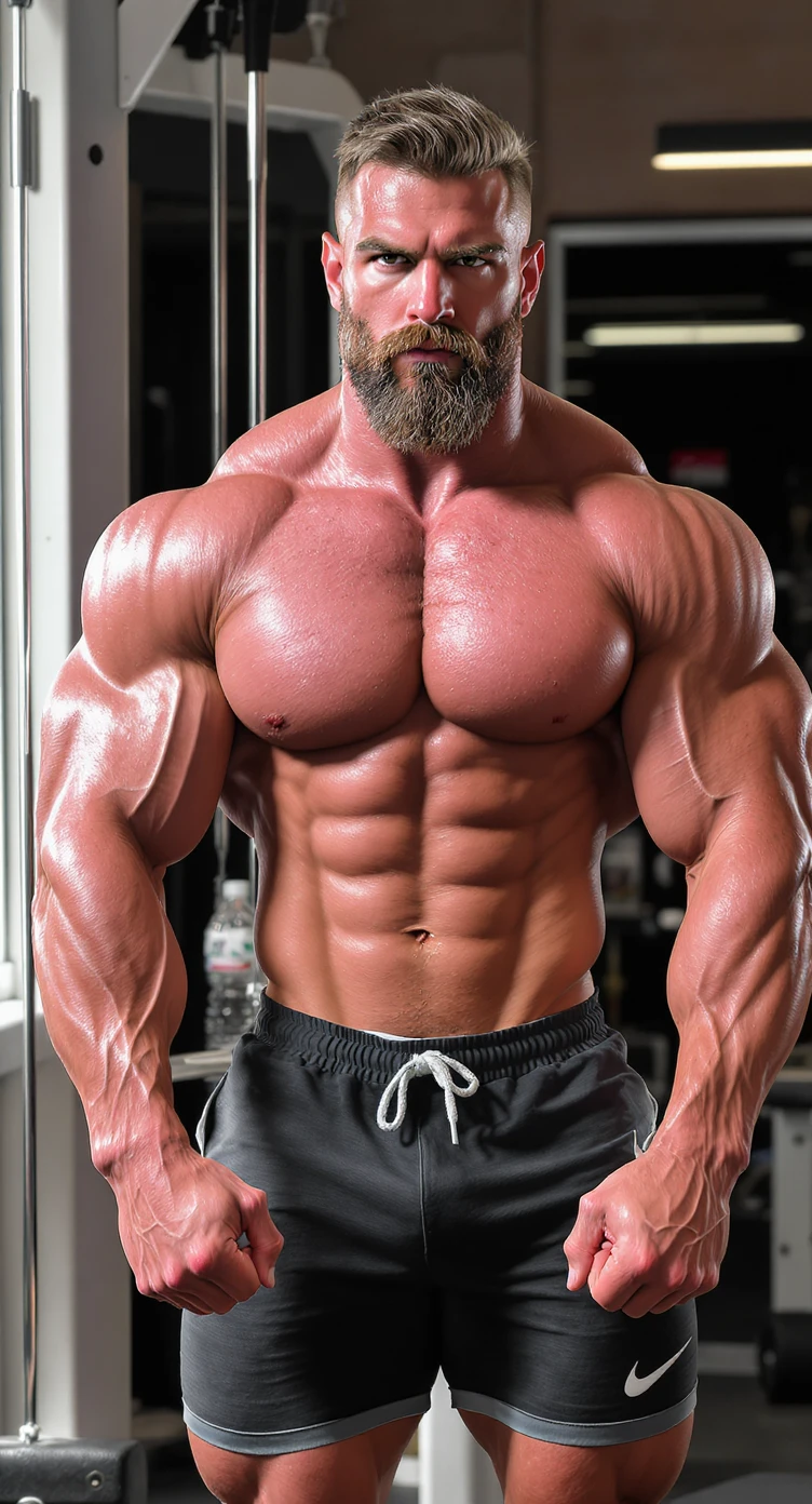 bodybuilder che dorme bene e questo gli porta tanto benessere e salute emoji