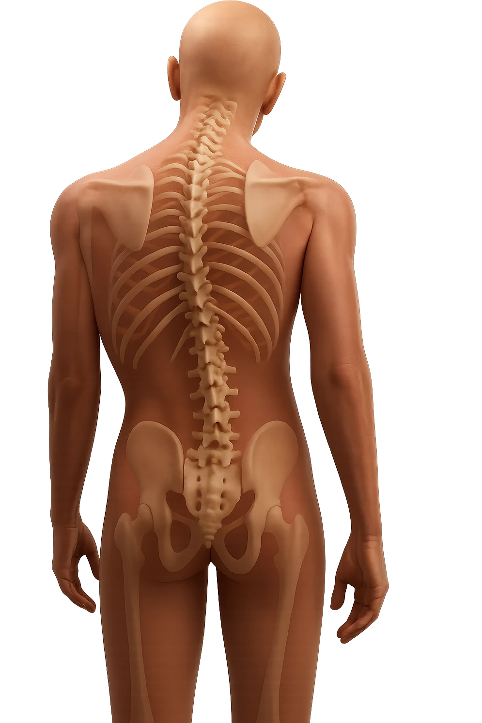 spina dorsale anatomica umana storta, iperrealistico 4k emoji
