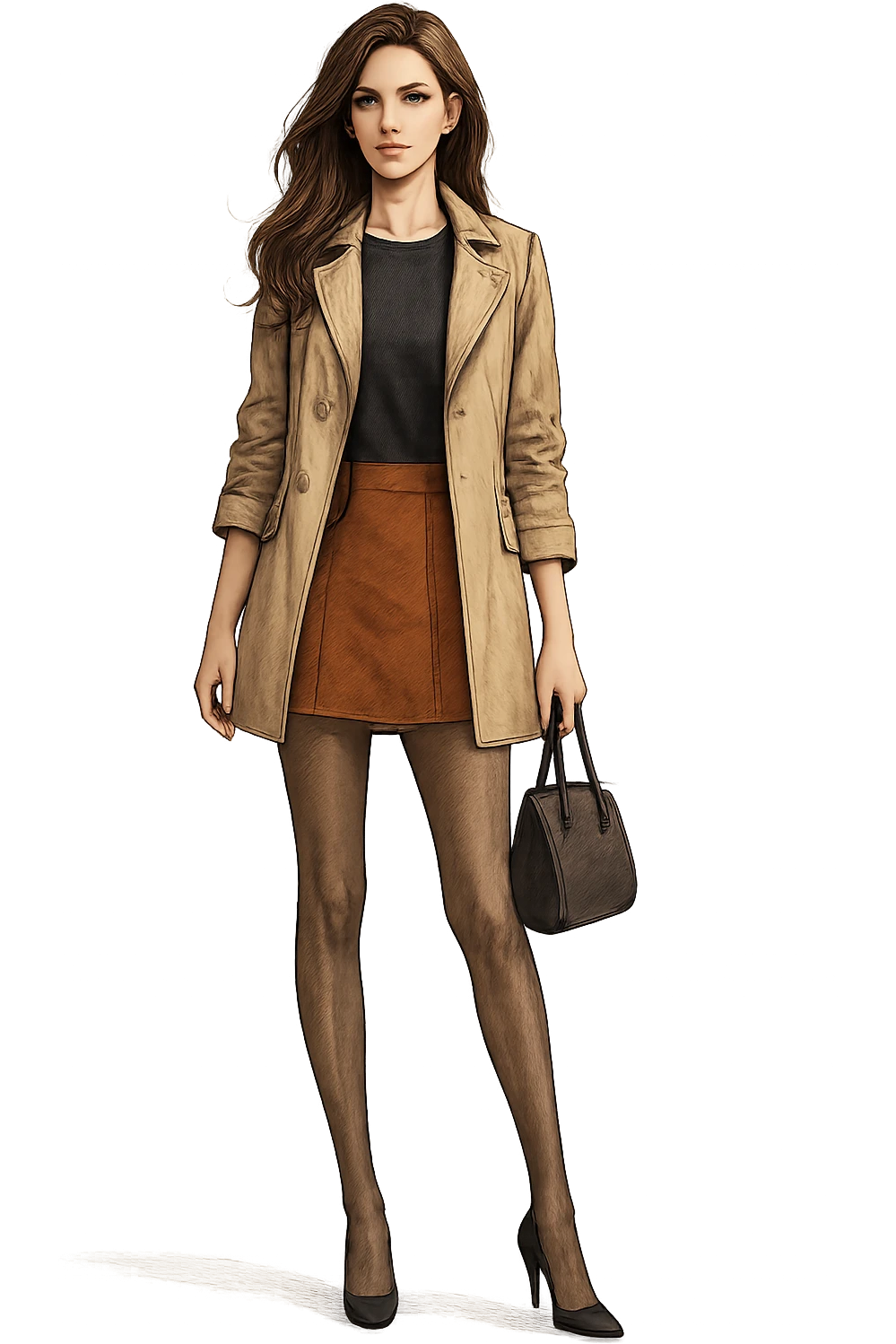 Donna con gambe snelle emoji