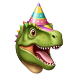Party TRex Emoji