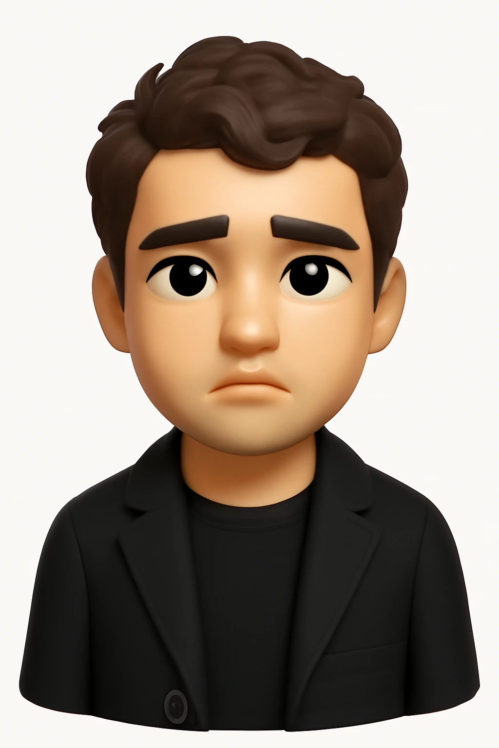 A 3D Apple-style emoji version of the uploaded image, preserving its colors, shapes, textures, and overall design, simplified into emoji form while keeping key details recognizable. Smooth glossy finish, soft shadows, high-quality render, minimal background emoji