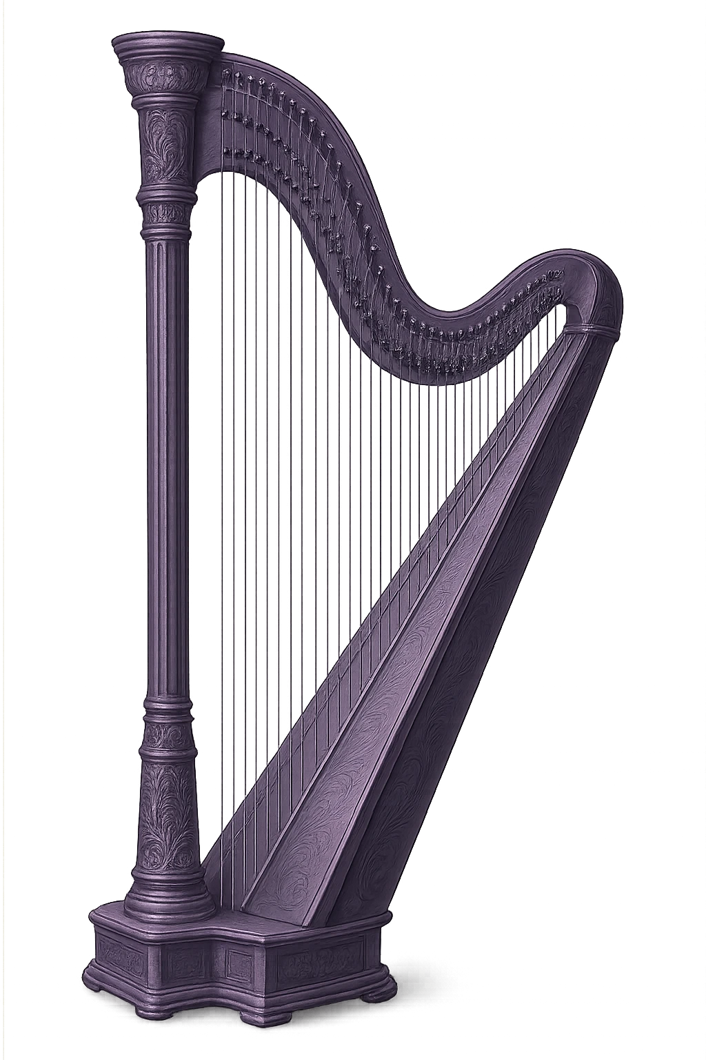 purple harp emoji