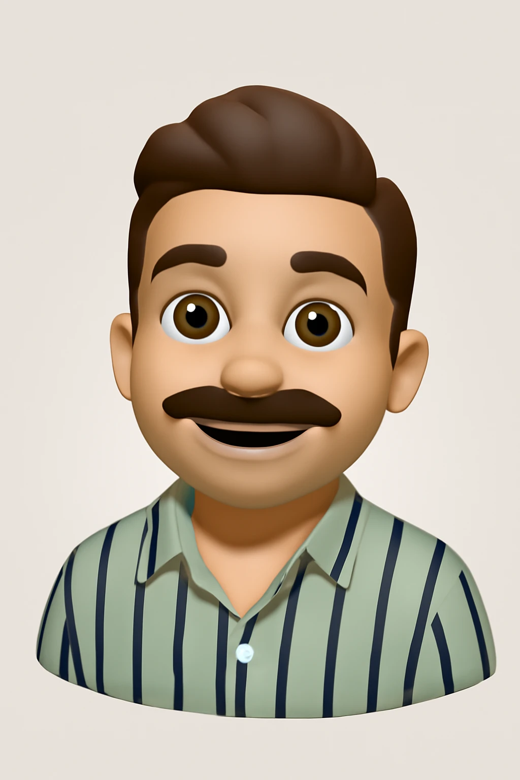 A 3D Apple-style emoji version of the uploaded image, preserving its colors, shapes, textures, and overall design, simplified into emoji form while keeping key details recognizable. Smooth glossy finish, soft shadows, high-quality render, minimal background emoji
