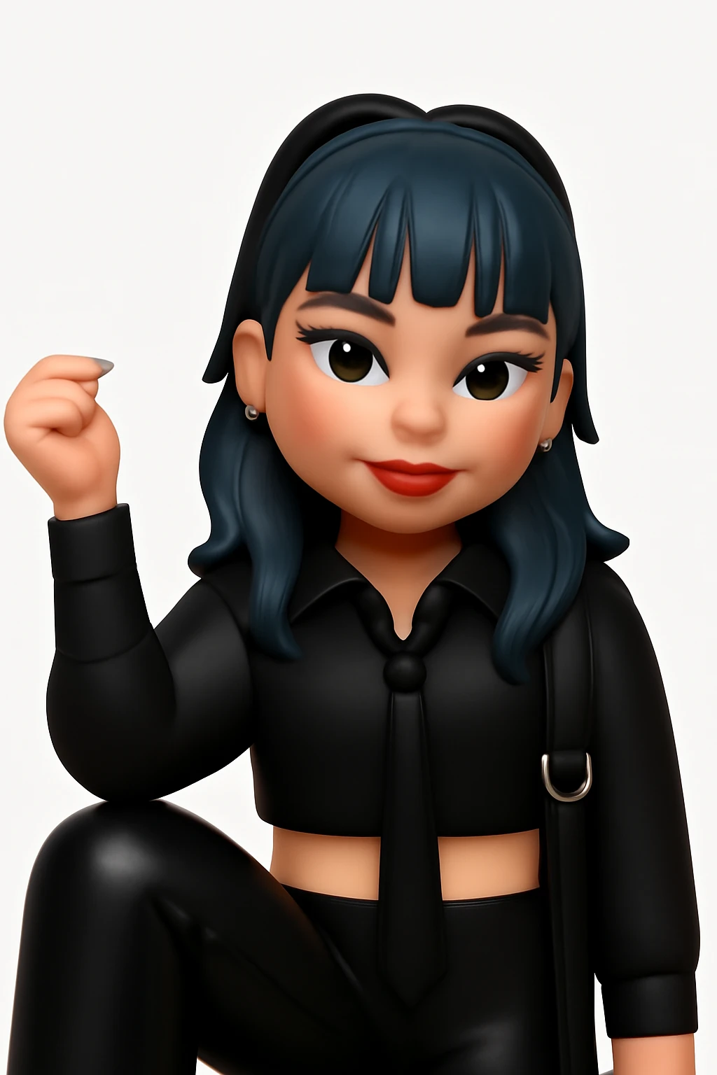 Convert the uploaded image into a 3D Apple-style emoji — preserve the key shapes, colors, and overall composition of the original image. Simplify the forms into clean, rounded cartoon-style elements while keeping the subject recognizable. Apply glossy textures, soft lighting, smooth shading, and render everything in Apple emoji style on a clean white background emoji