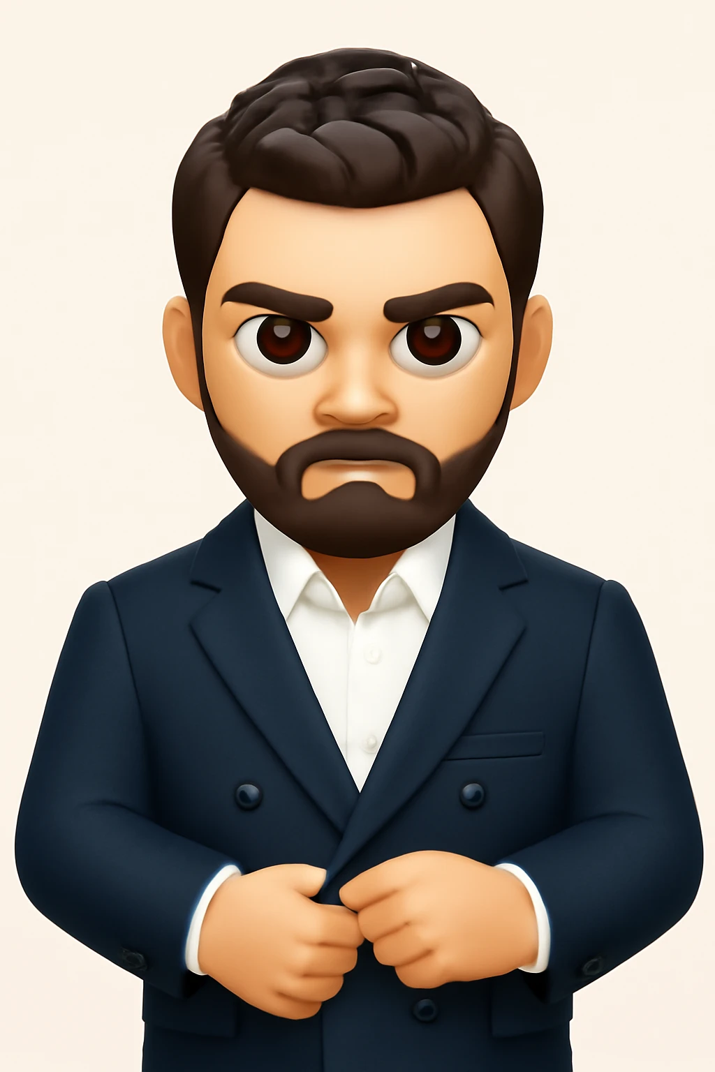 A 3D Apple-style emoji version of the uploaded image, preserving its colors, shapes, textures, and overall design, simplified into emoji form while keeping key details recognizable. Smooth glossy finish, soft shadows, high-quality render, minimal background emoji