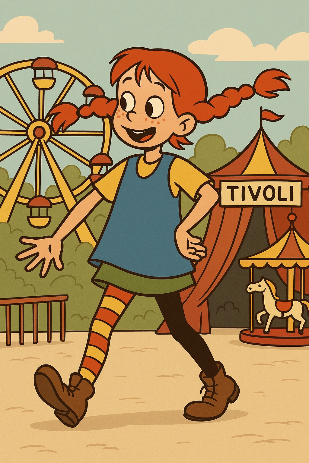 Pippi Longstocking Pippi går på tivoli  emoji