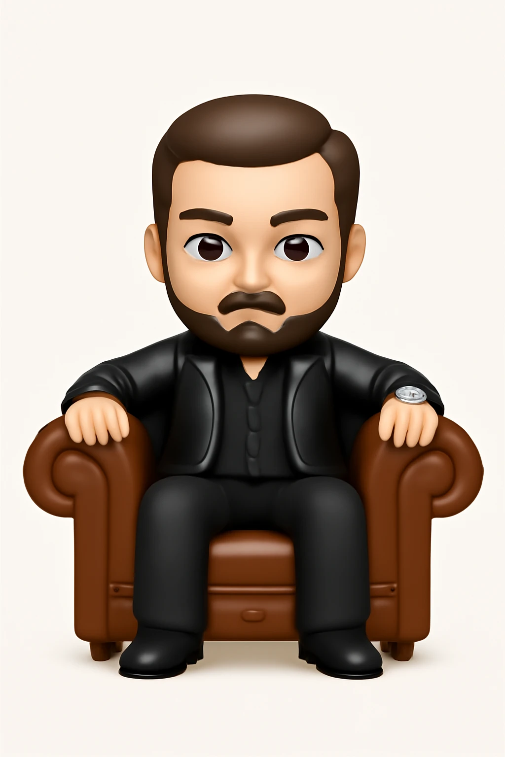 A 3D Apple-style emoji version of the uploaded image, preserving its colors, shapes, textures, and overall design, simplified into emoji form while keeping key details recognizable. Smooth glossy finish, soft shadows, high-quality render, minimal background emoji