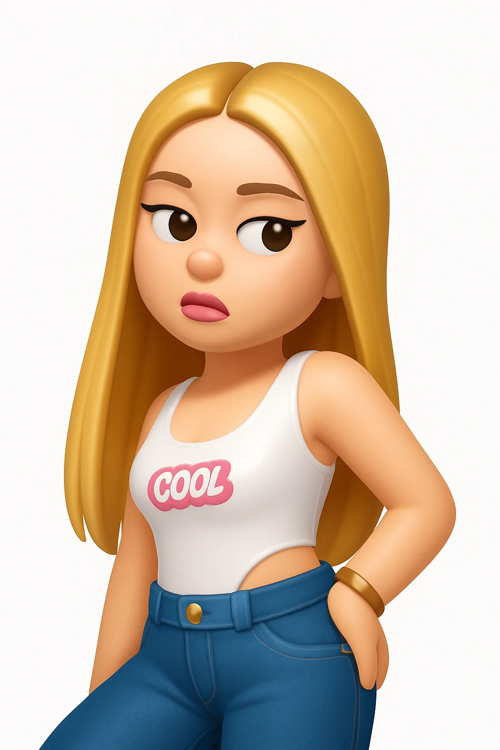 Convert the uploaded image into a 3D Apple-style emoji — preserve the key shapes, colors, and overall composition of the original image. Simplify the forms into clean, rounded cartoon-style elements while keeping the subject recognizable. Apply glossy textures, soft lighting, smooth shading, and render everything in Apple emoji style on a clean white background emoji