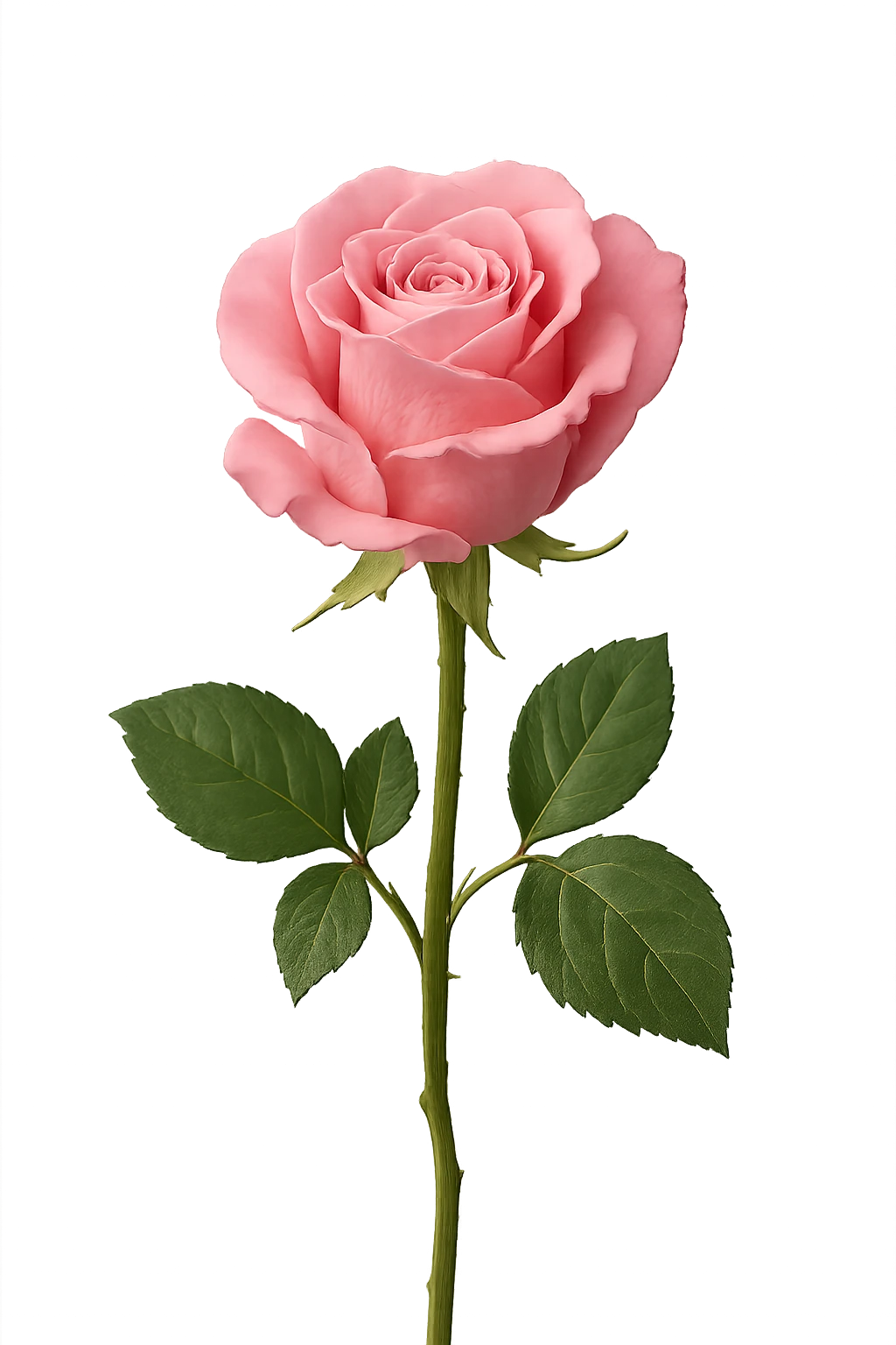 pink rose emoji
