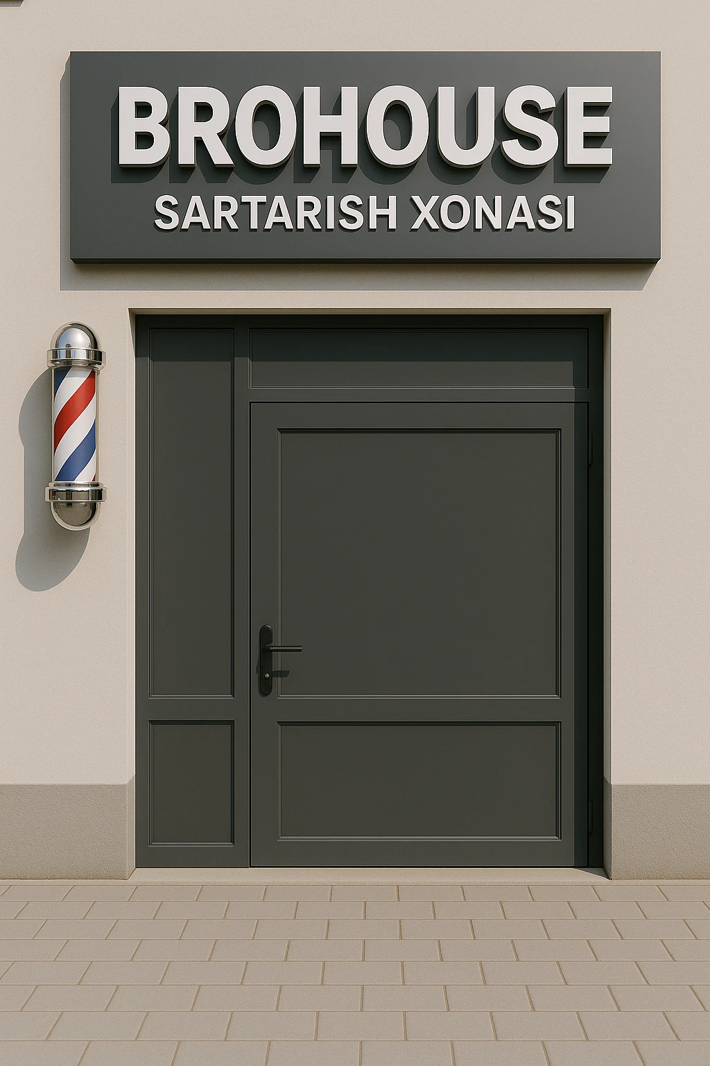 shu sartarosh xonani eshigi yopiq xolatda chizib bergin emoji