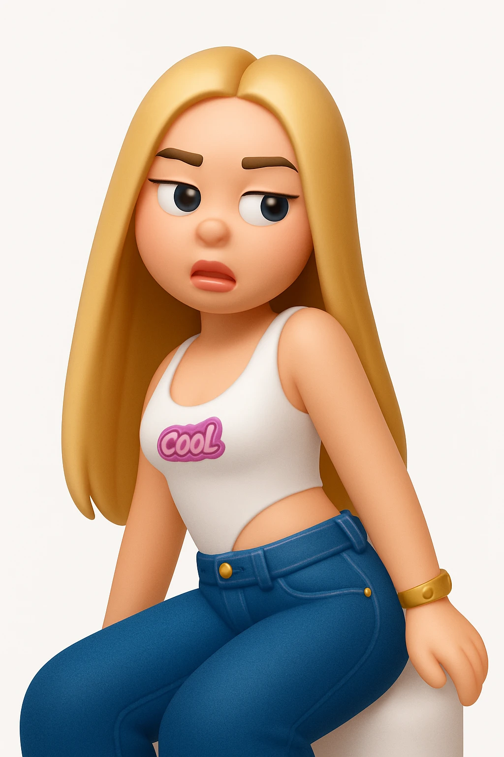 Convert the uploaded image into a 3D Apple-style emoji — preserve the key shapes, colors, and overall composition of the original image. Simplify the forms into clean, rounded cartoon-style elements while keeping the subject recognizable. Apply glossy textures, soft lighting, smooth shading, and render everything in Apple emoji style on a clean white background emoji