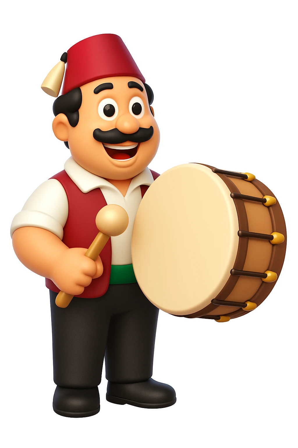 Convert the uploaded image into a 3D Apple-style emoji — preserve the ...