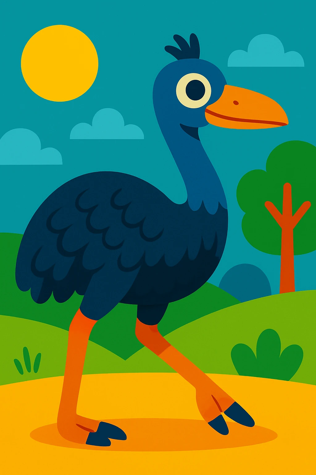 Emu emoji