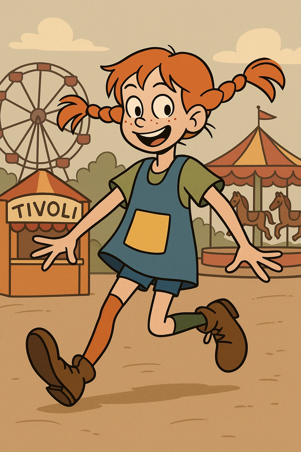 Pippi Longstocking Pippi går på tivoli  emoji