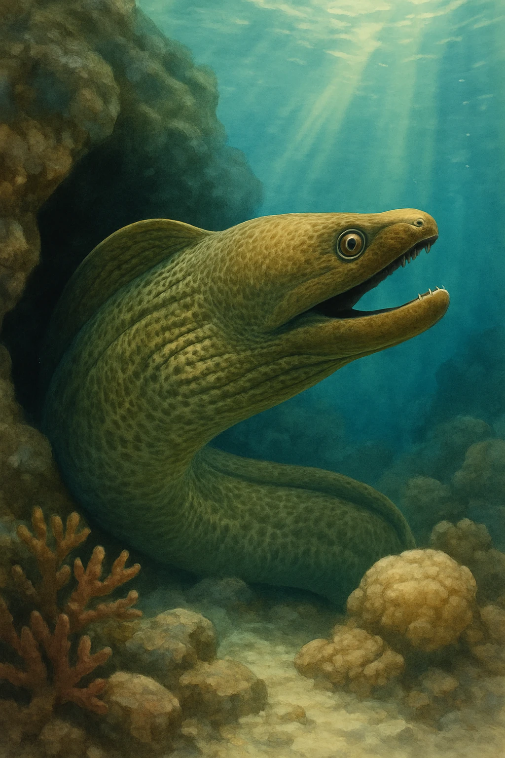 Moray eel emoji