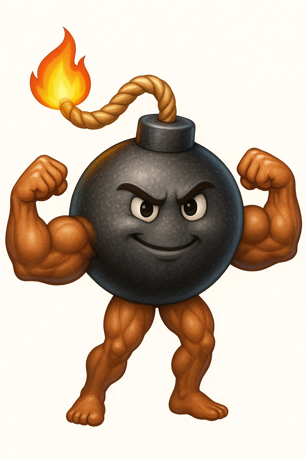 emoji bomba muscolosa stile iphone emoji