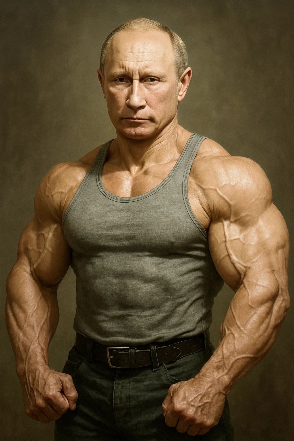 Putin with muscles emoji
