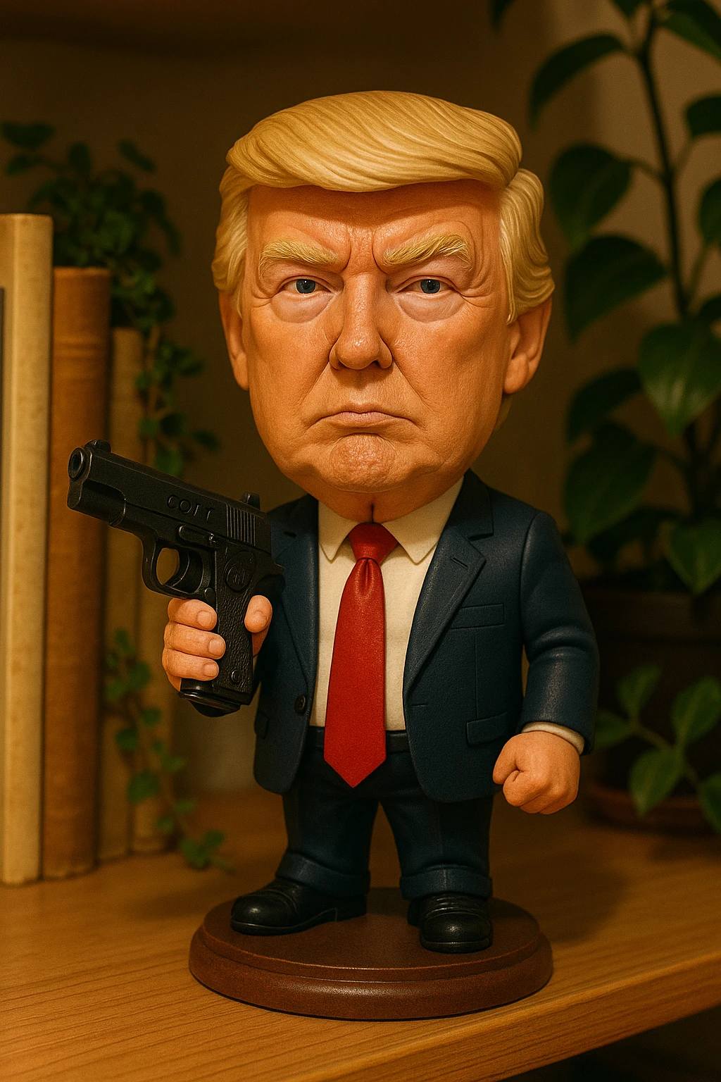 Donald Trump with Colt emoji