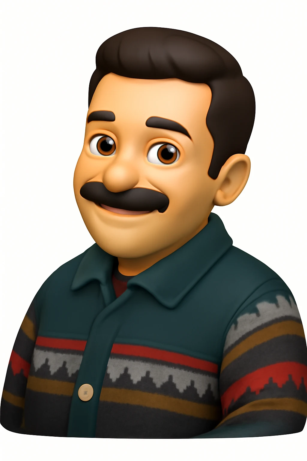 A 3D Apple-style emoji version of the uploaded image, preserving its colors, shapes, textures, and overall design, simplified into emoji form while keeping key details recognizable. Smooth glossy finish, soft shadows, high-quality render, minimal background emoji