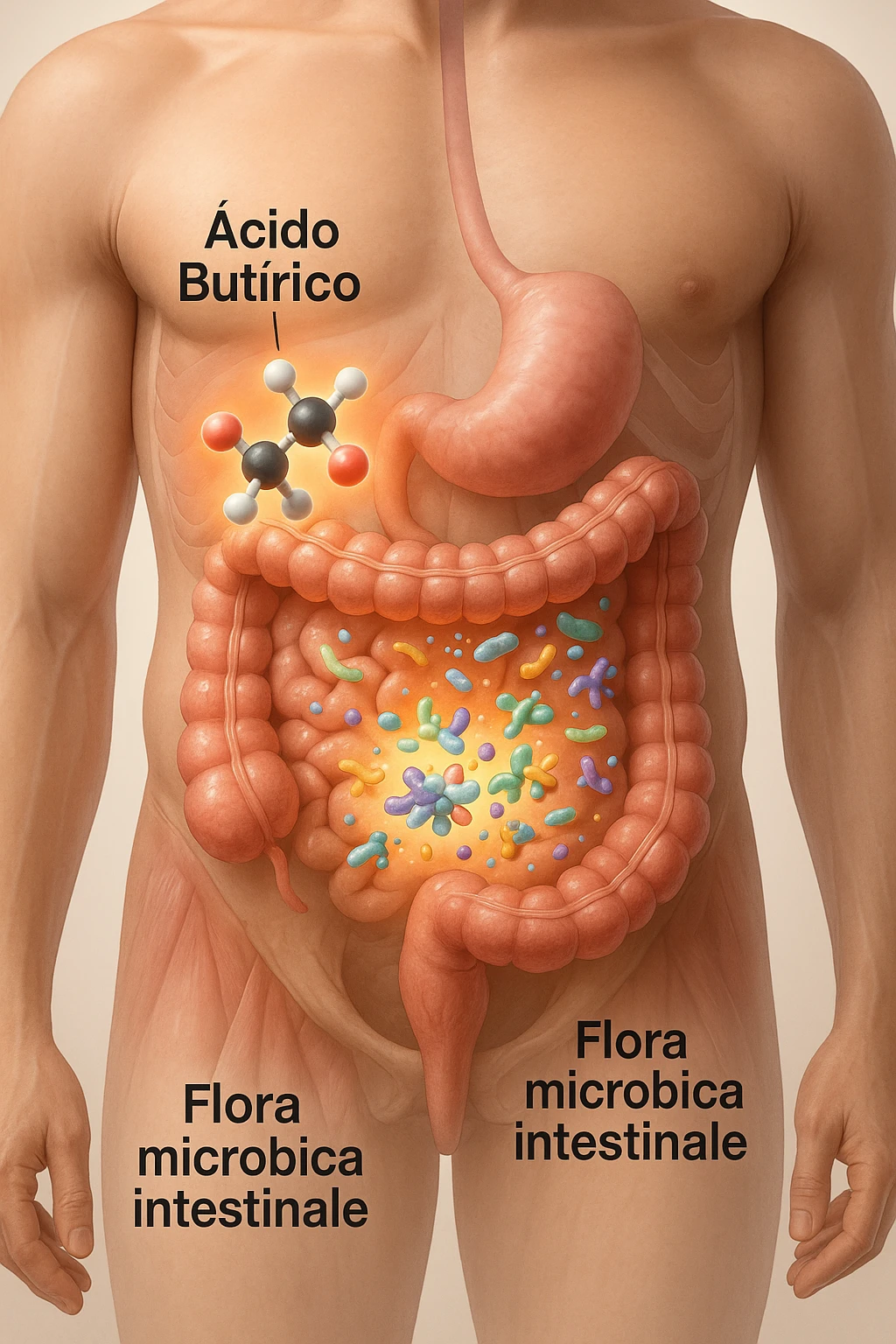 Realistic, vertical 3D medical illustration showing a semi-transparent ...