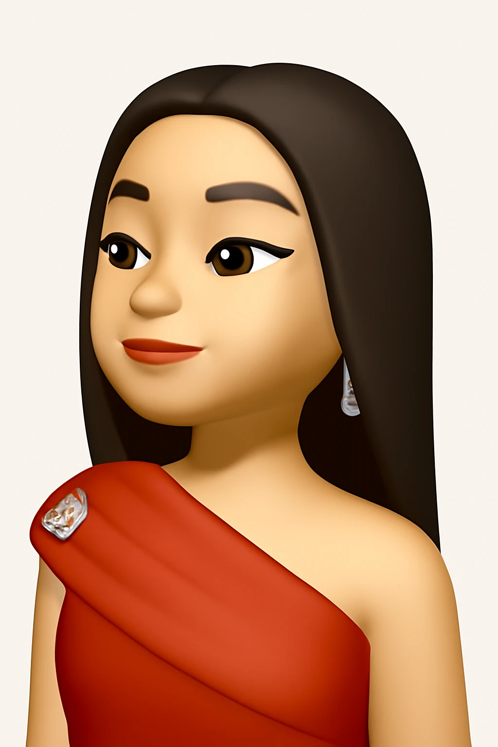 A 3D Apple-style emoji version of the uploaded image, preserving its colors, shapes, textures, and overall design, simplified into emoji form while keeping key details recognizable. Smooth glossy finish, soft shadows, high-quality render, minimal background emoji
