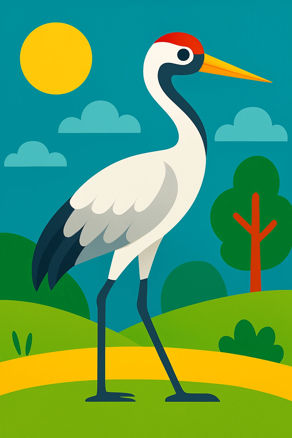 Crane emoji