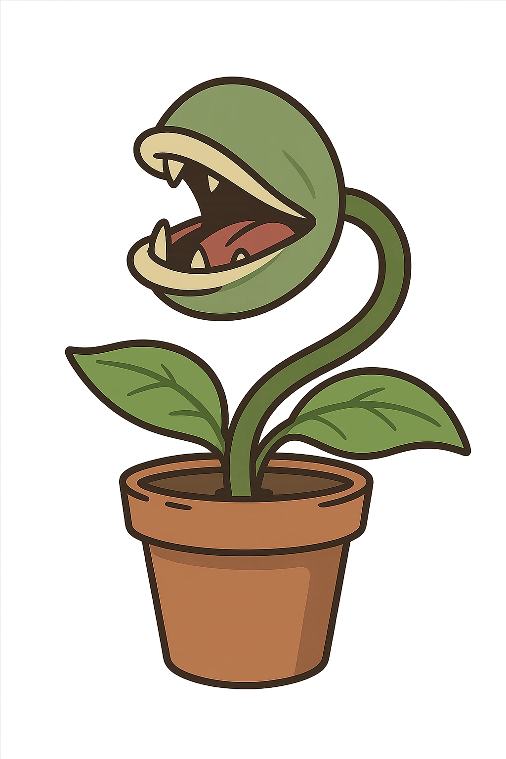 plant no human, no eyes, no background emoji