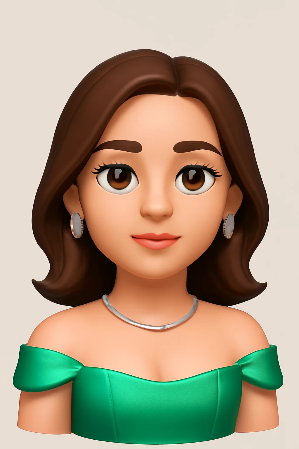 A 3D Apple-style emoji version of the uploaded image, preserving its colors, shapes, textures, and overall design, simplified into emoji form while keeping key details recognizable. Smooth glossy finish, soft shadows, high-quality render, minimal background emoji