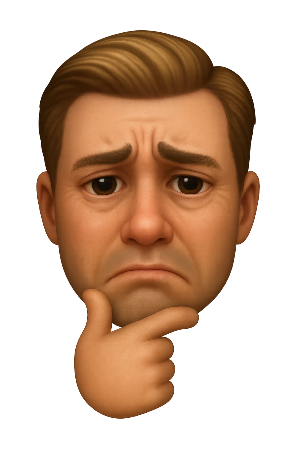 emoji stile iphone che riguarda l'argomento "stipsi/andrò al bagno oggi?", iperrealistico 4k emoji