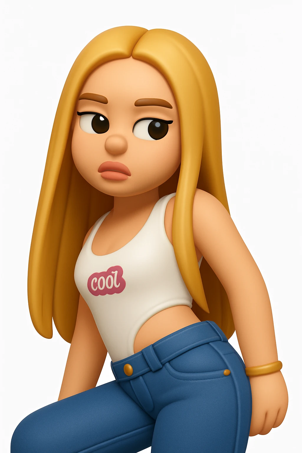 Convert the uploaded image into a 3D Apple-style emoji — preserve the key shapes, colors, and overall composition of the original image. Simplify the forms into clean, rounded cartoon-style elements while keeping the subject recognizable. Apply glossy textures, soft lighting, smooth shading, and render everything in Apple emoji style on a clean white background emoji