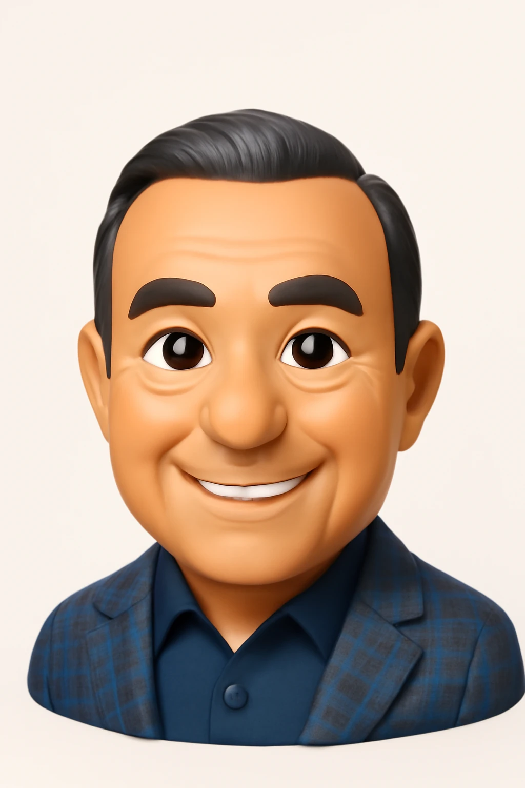 A 3D Apple-style emoji version of the uploaded image, preserving its colors, shapes, textures, and overall design, simplified into emoji form while keeping key details recognizable. Smooth glossy finish, soft shadows, high-quality render, minimal background emoji